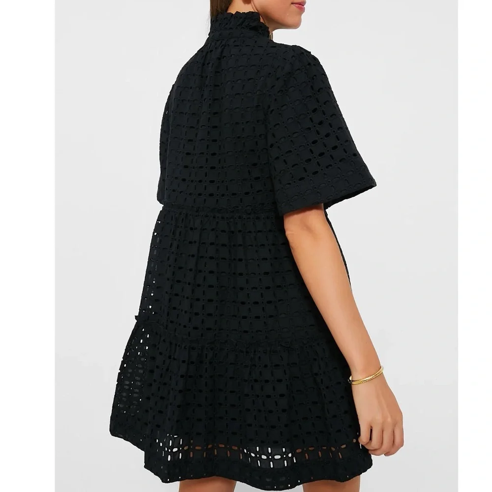 TUCKERNUCK Black Eyelet Crawford Dress - Picture 4 of 10